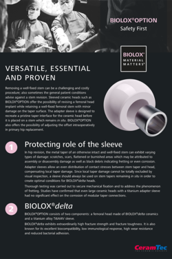BIOLOX®OPTION Sleeved Ceramic Head