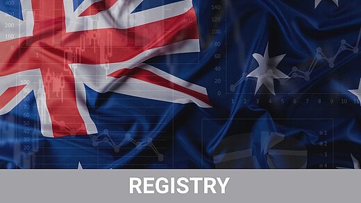 Australien national flag used as a visual backdrop for content summarizing key messages from the 2025 AOA NJRR Annual Report