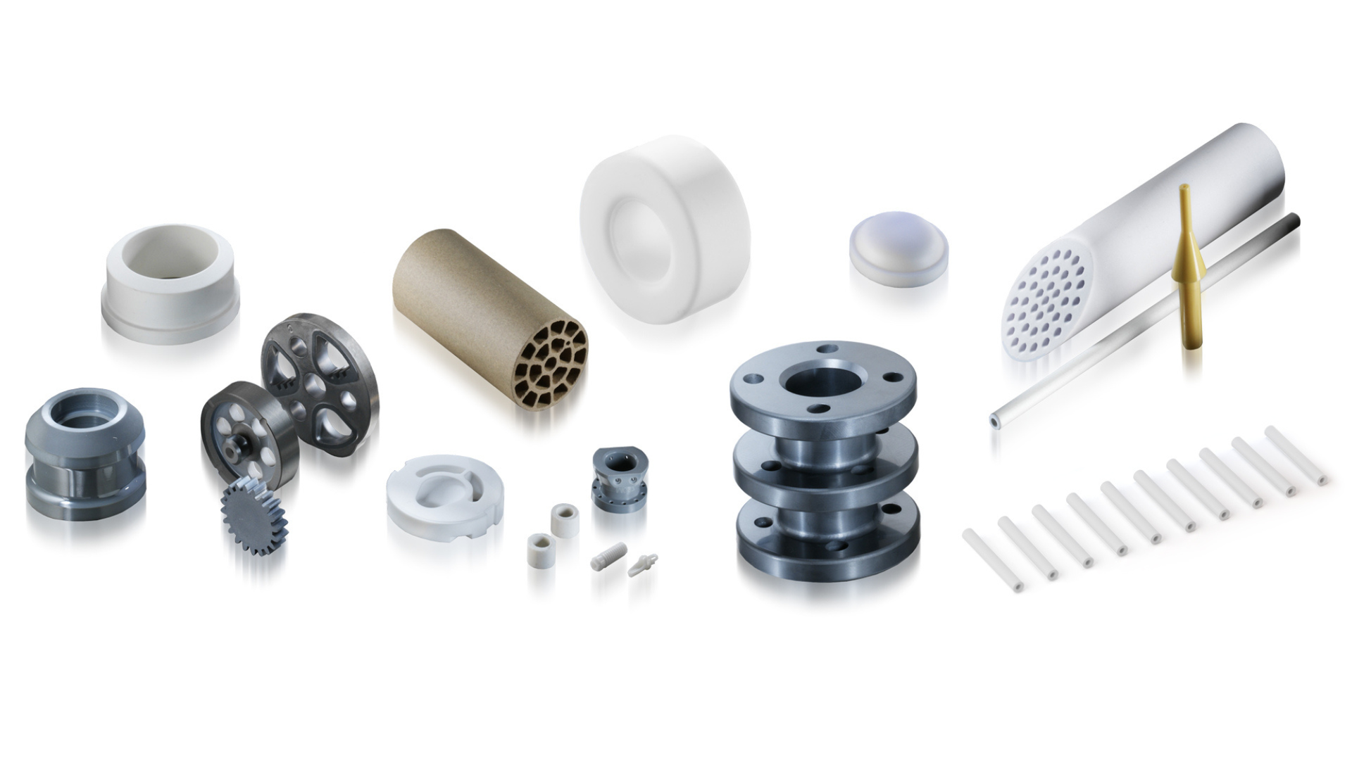 Various structural ceramic components from CeramTec for medical devices