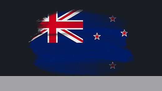 New Zealand national flag used as a visual backdrop for content summarizing key messages from the New Zealand Joint Replacement Registry Report 2025